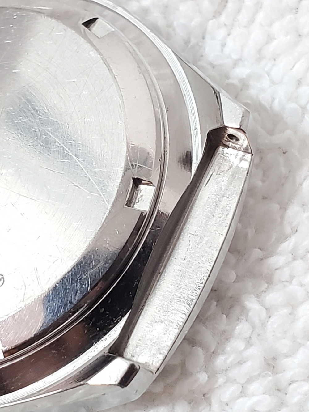 Seiko SQ Mens Vintage Day Date Quartz Watch Stainless Steel 4 Jewels Silver Dial - Picture 6 of 9